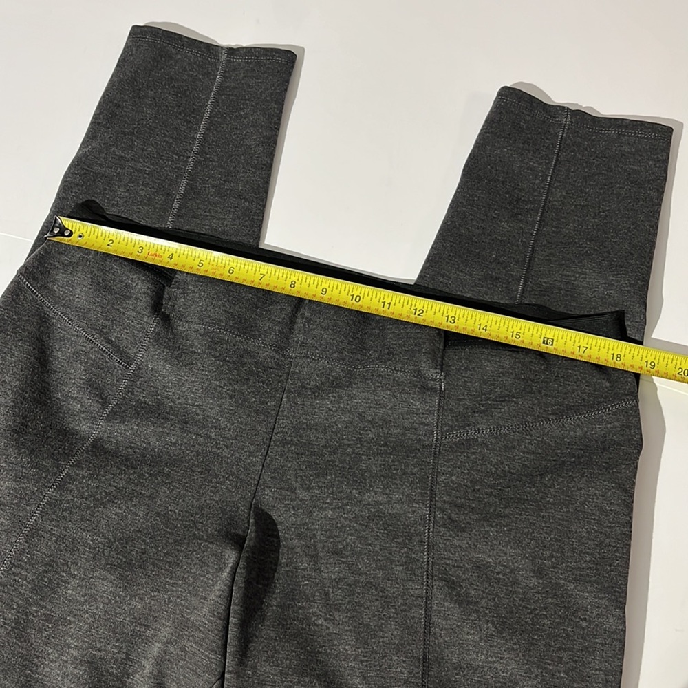 Simply Vera Vera Wang charcoal gray leggings sz XL winter pants - Picture 3 of 5